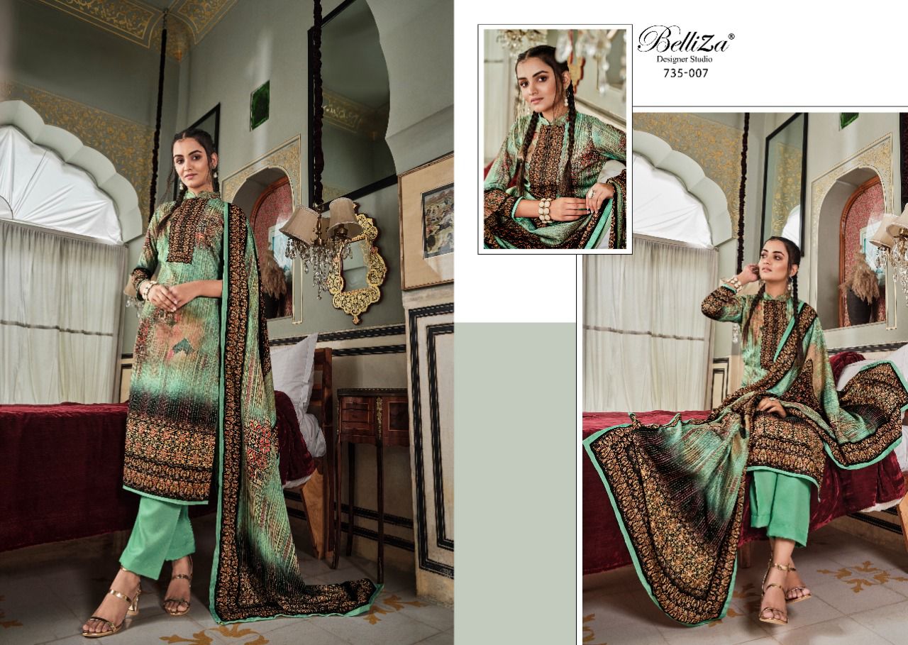 Belliza Nisarg Pashmina Ready Made Wholesale Dress Collection